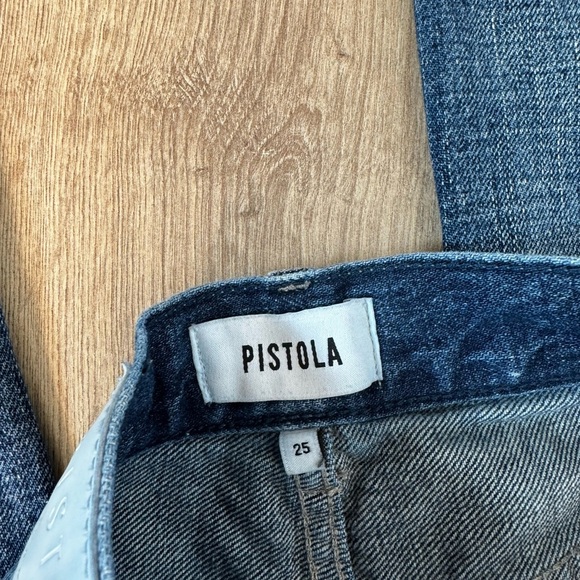 Pistola Blue Distressed Boyfriend Jeans - Picture 6 of 8